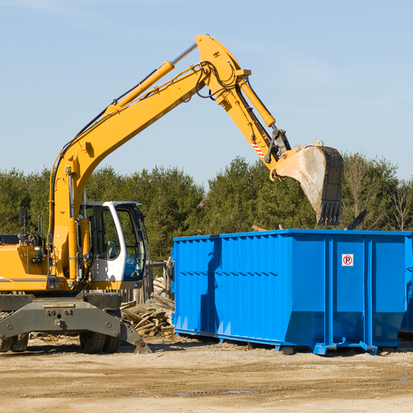 how many times can i have a residential dumpster rental emptied in Nice California